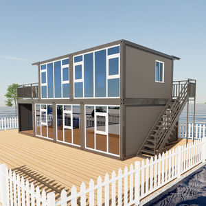 Nuevo Producto Casa de Apartamentos Prefabricada Popular Villa Prefabricada Edificio Modular de Contenedores Habitaciones de Hotel con Baño - Product Image 3