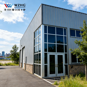 Entrepôt en acier galvanisé à faible coût pour le stockage agricole, certifié CE, durée de vie de 50 ans, résistance au vent de 200 km/h - Product Image 1