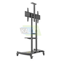Support mobile Kaloc 180 pour téléviseurs de 55 à 80 pouces, chariot mobile robuste réglable, support de télévision portable