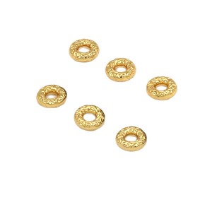 14K gold-plated, color-preserving round windmill-shaped beaded jewelry <b>accessory</b> D93 (<b>braided</b> rope). - Product Image 5