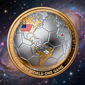 Monedas Conmemorativas de Fútbol Personalizables de la Copa Hércules, Monedas Conmemorativas del Partido de Fútbol de Nueva York y Toronto - Product Image 6