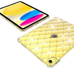 Thiết Kế Mới Kim Cương Trường Hợp Máy Tính Bảng Bìa Cho <span class=keywords><strong>Ipad</strong></span> 7/8/9 10.2 Inch Chống-Mùa Thu Bảo Vệ Trong Suốt Hình thoi TPU Trường Hợp - Product Image 5