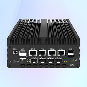 OEM ODM PfSense 1 2 DDR5 4*10G Ethernet 10G I3 I5 I7 NAS เซิร์ฟเวอร์ 4Lan 2*SFP อินดัสเทรียล มินิพีซี รองรับหลายพอร์ต LAN พร้อม SFP H14-8505 - Product Image 6