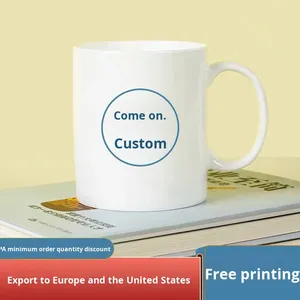 Taza Térmica de Cerámica de 11 oz para Café y Agua, con Diseño de Logotipo Impreso, Regalo Empresarial para Bebidas Calientes, en Existencia para Exportación - Product Image 3