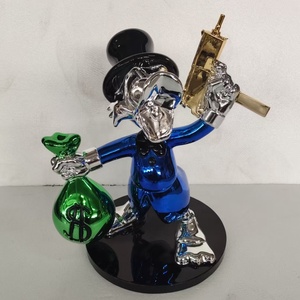 Statua Papero Miliardario in Fibra di Vetro con Forma Personalizzata, Elemento Artistico <span class=keywords><strong>da</strong></span> <span class=keywords><strong>Giardino</strong></span> per Esposizione - Product Image 6
