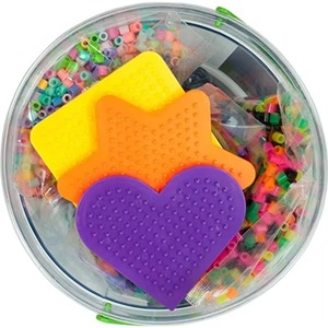 Perler <b>Beads</b>, Multi-Mix <b>Fuse</b> <b>Beads</b> Jar, Assorted Colors Hama <b>Beads</b>, Gemstone Art Painting - Product Image 4