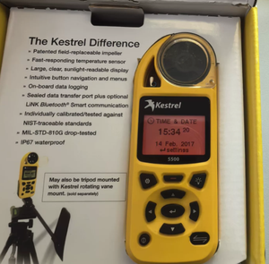 เครื่องวัดสภาพอากาศแบบพกพา Kestrel 5500 รุ่นใหม่ของแท้ มีสินค้าในสต็อก - Product Image 6