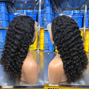 Pelucas Rizadas Birmanas con Puntas en Espiral, Color Negro Natural, 6x5 13x4 13x6, Encaje Frontal Transparente HD, Peluca de Cabello Humano sin Pegamento - Product Image 1