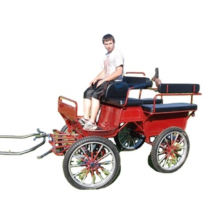 Chariot de Marathon à Chevaux Pas Cher Direct Usine / Mini-Charrette à Chevaux pour Poney / Chariot de Marathon à Chevaux à Quatre Roues pour Visites Touristiques - Product Image 1