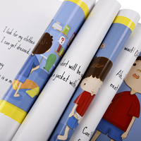 Livre sur mesure à couverture rigide en couleur Services d'édition de livres pour enfants en anglais Apprendre des histoires Service d'impression à couverture rigide