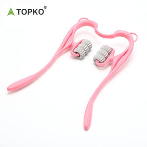 TOPKO masseur de cou manuel portable populaire outil à rouleau portable 6 roues point de pression masseur de cou - Product Image 5