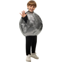 Costume de spectacle pour garçons style Jackson, veste, pantalon, chapeau et gants en polyester noir à paillettes disco pour spectacle de danse sur scène