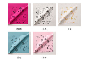 Papel de Regalo Impermeable con Diseño de la Torre Eiffel de <span class=keywords><strong>París</strong></span>, Suministros para Floristería - Product Image 6