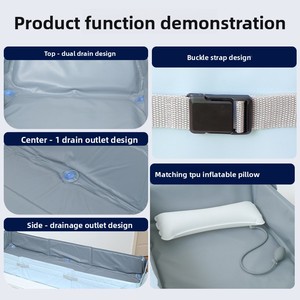 Cama de Baño Ligera Clase II para Hogares de Ancianos, Plegable, Multifuncional, para Personas Mayores Paralizadas, con Función de Elevación - Product Image 4