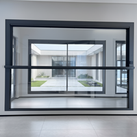 Ventanas Corredizas Verticales de Seguridad de Aluminio Personalizadas (con Función de Elevación Eléctrica), Adecuadas para Salas de Estar y Hoteles