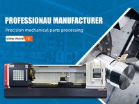 Tour CNC à lit plat CK6180, portée de 800 mm, alésage de 105 mm, tour CNC robuste