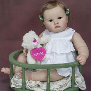 Muñeca Bebé Realista de Silicona y Vinilo de 60 cm, NPK, Regalos para Niñas, Muñecas Bebé Reborn - Product Image 3