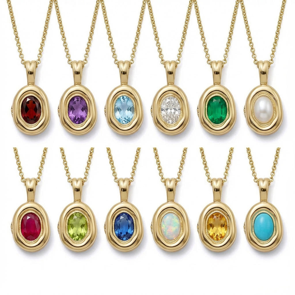 August olive open-close necklace