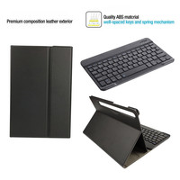 Casing untuk Samsung Galaxy Tab S6 10.5 SM-T860 SM-T865 2019 Penutup Casing Keyboard dengan Keyboard Rusia Spanyol Inggris Korea Arab