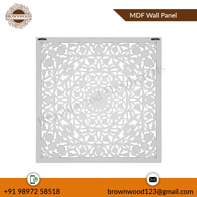 Interior Decoration MDF Carved Wall Hanging Panel Luxury Wooden Carved Large Size Decorative Wall Panel at Competitive Price · image 4