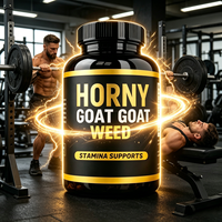 Nahrungsergänzungsmittel Horny Goat Weed Maca-Wurzel Kapseln für Erwachsene Männer - Extra Starke Männliche Leistungssteigerung Libido Energie Ausdauer Booster