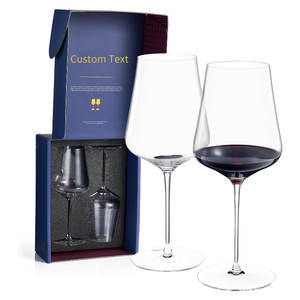 Nouvelle usine gobelet à vin rouge ultra-mince personnalisé conception simple tasse en verre de cristal pour les mariages fêtes banquets dégustation de vin événements - Product Image 3