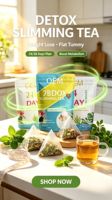 Tisanes Détox Minceur Naturelles aux Herbes avec Vitamines - Nettoyage Doux du Côlon pour le Bien-être Quotidien, Perte de Poids et Sans Sucre, Faible en Glucides