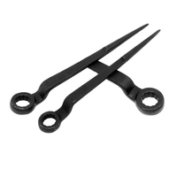 Baja tugas berat 45 # kunci pas Torx kepala tunggal dengan ekor runcing 19/24/26/27/30/32/36/41/46 kunci pas mur heksagon metrik