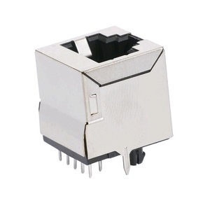 Đầu Nối RJ12 RJ45 <span class=keywords><strong>Th</strong></span>ẳng Đứng 6P6C Với GDX-PNS-66 Jack Mô-đun 180 Degre - Product Image 2