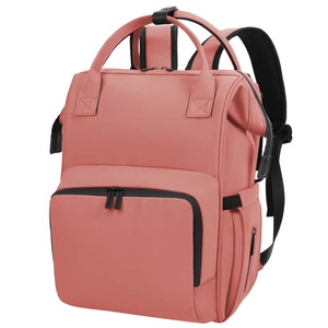 PU Leather Minimalist Women <b>Backpack</b> <b>Large</b> Capacity Square Zipper Fashion Shoulder Bag Bulk - Product Image 2