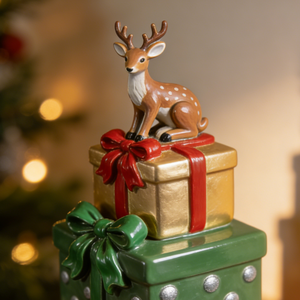 Adornos <span class=keywords><strong>de</strong></span> Resina Personalizables BZY, Decoración para el Hogar, Regalos Navideños, Diseño <span class=keywords><strong>de</strong></span> <span class=keywords><strong>Reno</strong></span> y Torre <span class=keywords><strong>de</strong></span> Regalos - Product Image 6