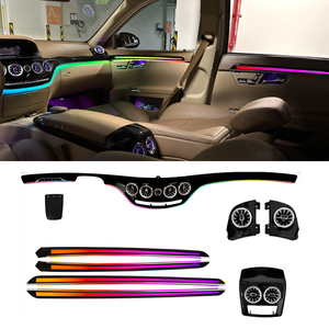 Iluminación Ambiental Interior LED Mejorada para Mercedes-Benz Clase S W221 2006-2013, Decoración de Versión Trim - Product Image 1
