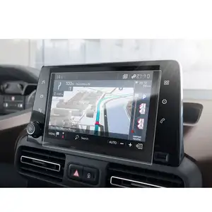 Per Peugeot Rifter 2020 accessori per auto navigazione GPS pellicola protettiva per lettore DVD per auto in vetro temperato usato