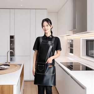 Tablier professionnel pour hôtel et <span class=keywords><strong>restaurant</strong></span>, idéal pour la cuisine et le personnel <span class=keywords><strong>de</strong></span> service, vêtement <span class=keywords><strong>de</strong></span> travail pour l'hôtellerie, adapté à la restauration - Product Image 6