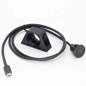 <span class=keywords><strong>C</strong></span>âble d'extension <span class=keywords><strong>USB</strong></span> de bureau à montage sur panneau, 1m, <span class=keywords><strong>noir</strong></span>, <span class=keywords><strong>USB</strong></span>-<span class=keywords><strong>C</strong></span>, mâle vers type <span class=keywords><strong>C</strong></span>, femelle - Product Image 4