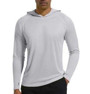 Magliette Estive da Uomo <span class=keywords><strong>con</strong></span> Protezione UV, Maniche Lunghe e <span class=keywords><strong>Cappuccio</strong></span>, per Attività all'Aperto, Spiaggia, Escursionismo, Pesca, Felpe Personalizzabili <span class=keywords><strong>con</strong></span> LOGO - Product Image 1