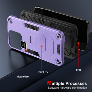Nuevo estilo Anti Drop Cover para <span class=keywords><strong>ZTE</strong></span> <span class=keywords><strong>Blade</strong></span> Axon 60/A34/A54/A33S/50/50Lite/40 Ultra/A71 Armor Design TPU + PC 2 en 1 <span class=keywords><strong>Funda</strong></span> para teléfono móvil - Product Image 6