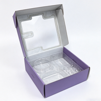 Boîte cadeau en carton ondulé imprimée en couleur, modèle 2026, avec fenêtre découpée, pour emballage de kits d'alimentation pour bébés, boîte pour produits pour bébés