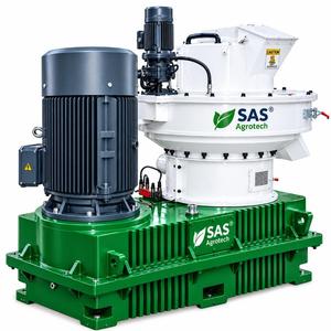 Máquina de Producción de Pellets de Biomasa de Alta Capacidad, 5 Toneladas por Hora, para Residuos de Madera, Aserrín, Paja, Cáscara y Combustible Renovable - Product Image 3