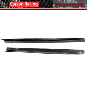 Pour Porsche Macan 2014-2021, pare-chocs avant et jupes latérales en fibre de carbone, accessoires extérieurs pour véhicules utilitaires sport 4 portes - Product Image 6
