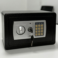 Großhandel Ganghao Mini Digitaler Safe Vollstahl Elektronisches Codeschloss Diebstahlsicherer Sicherheitsschrank 17x23x17cm für Zuhause und Hotel