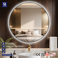 Espejo LED Inteligente con Iluminación de Diseño Nuevo 2026, Espejo de Baño Iluminado con Luz, Profesional para Uso en Hoteles y Salones