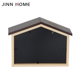 Salvadanaio in legno salvadanaio a forma di <span class=keywords><strong>casa</strong></span> retrò salvadanaio salvadanaio in legno creativo giocattolo regalo di compleanno per bambini - Product Image 5