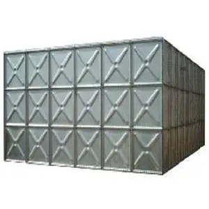 Quick delivery in 15 days 500 CBM Hot dip galvanized steel panels bolted assembled water tank