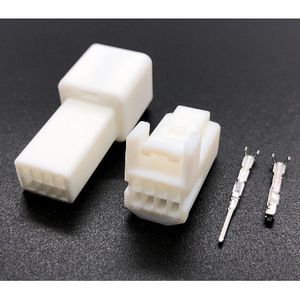 Conectores Automotrices de 8 Posiciones, 0.7mm, Plástico Blanco, Conector de Coche Macho y Hembra - Product Image 1