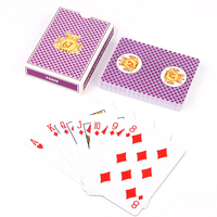 Cartes de poker en plastique de qualité supérieure pour casino, logo personnalisé, style saoudien, Baloot populaire, imperméables, 100% PVC, 54 cartes