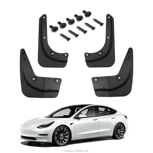 Spatlappen Compatibel Met Tesla Model 3 Spatborden Voor Achterwiel Spatborden Auto Exterieur Accessoires