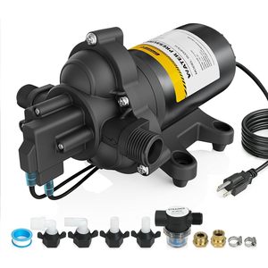Pompe à eau à pression Gidrox 4 GPM 45 PSI, pompe à membrane avec interrupteur intelligent pour le transfert d'eau douce - Product Image 1