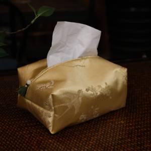 Hoàng sơn tre mô hộp bìa, handwoven lưu trữ chủ với vải lót cho home & văn phòng - Product Image 6