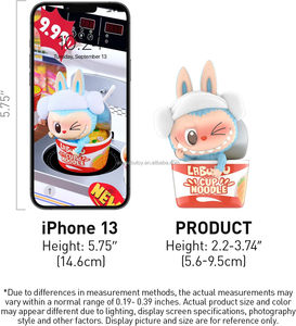 POPMART Originale al 100% - Edizione Ufficiale della Serie Monsters Wacky Mart - Portachiavi alla Moda, Bambola <span class=keywords><strong>di</strong></span> Peluche, Blind Box - Product Image 6